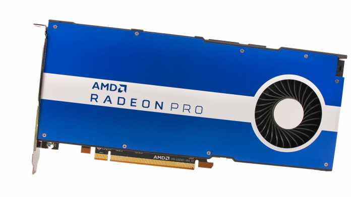AMD Radeon Pro W5500: Workstation-Grafikkarte mit 8 GByte für 400 US-Dollar