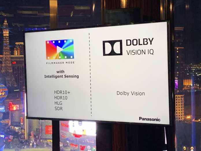 Panasonics kommendes TV-Spitzenmodell HZ2000 wird den Filmmaker Mode in Kombination mit einer An­passung an das Um­gebungslicht für Inhalte in den Formaten SDR, HDR10, HDR10+ und HLG bieten. Eine entsprechende Funktion steht mit „Dolby Vision IQ“ für Dolby-Vision-­Content bereit.