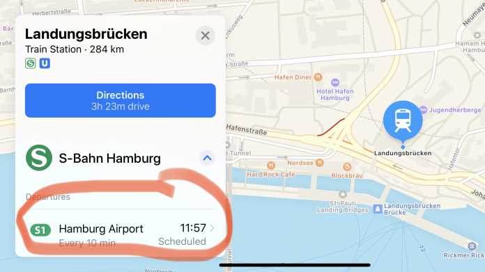 Maps: Apple erweitert ÖPNV-Infos in Deutschland