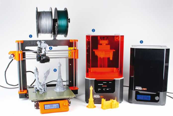 SL1 und i3 MK3S 3D-Drucker von Prusa