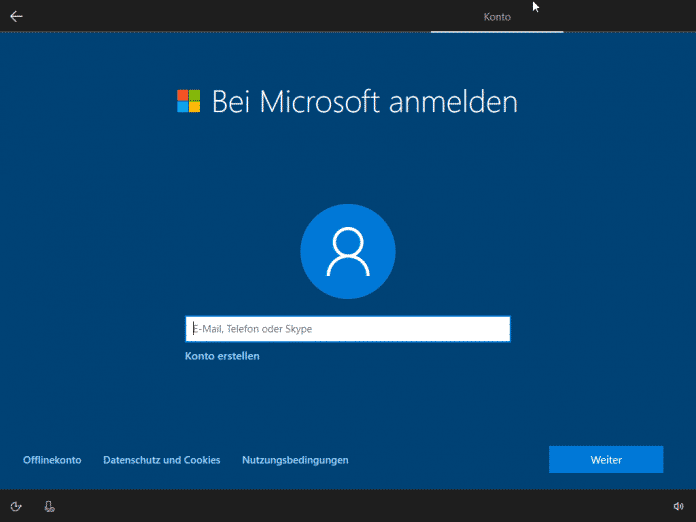 Microsoft-Kontenzwang auch für Windows 10 in Deutschland