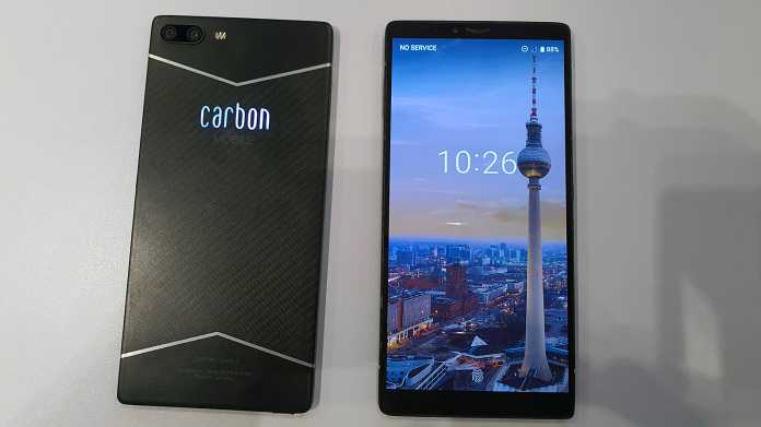 Carbon Mobile: Leichtes und dünnes Smartphone aus Karbon