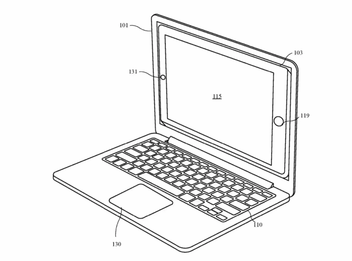 Aus einem Apple-Patentantrag – das iPad als MacBook.