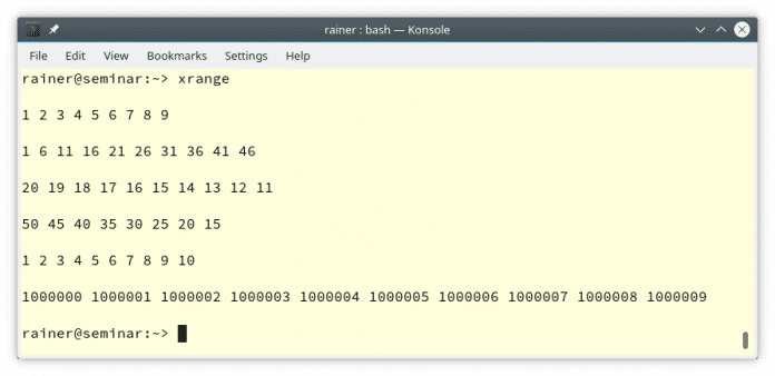 C++20: Die Implementierung Pythons range und xrange Funktion mit der Ranges-Bibliothek