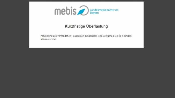 Bayerische Lernplattform Mebis von DDoS-Angriffen lahmgelegt