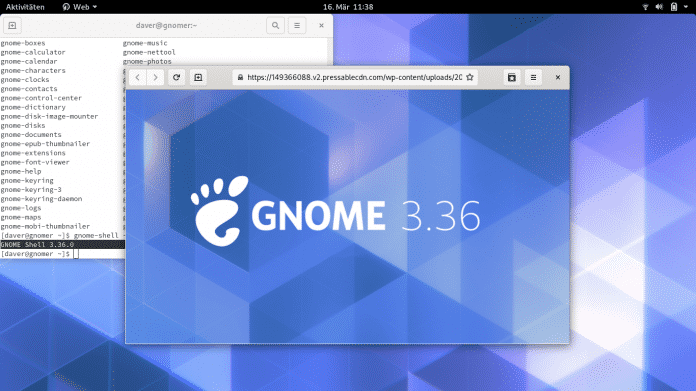Linux-Desktop Gnome 3.36: Aufpolierte Oberfläche mit kürzeren Wegen