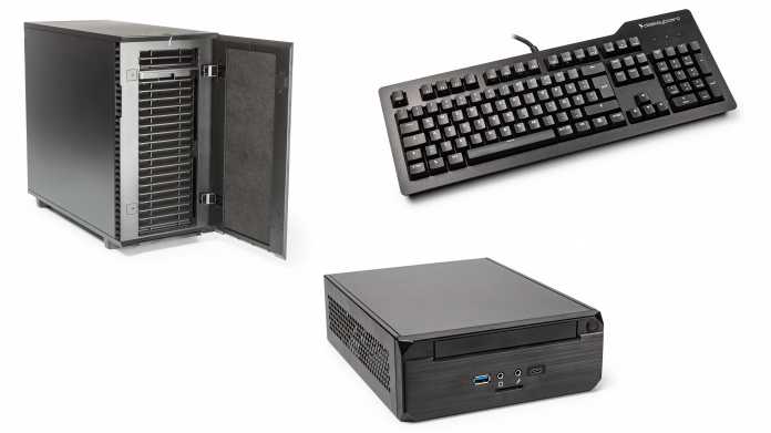 Kurztests: Mechanische USB-Tastatur, Mini-ITX-Gehäuse und Midi-Tower-Gehäuse