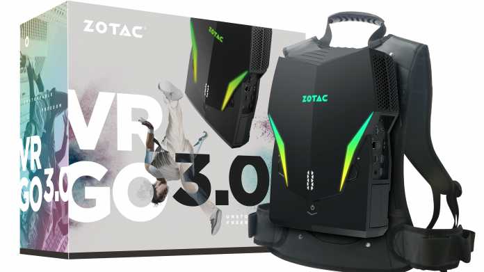 PC-Rucksack für Virtual Reality: Zotac VR Go 3.0 mit Nvidia GeForce RTX 2070