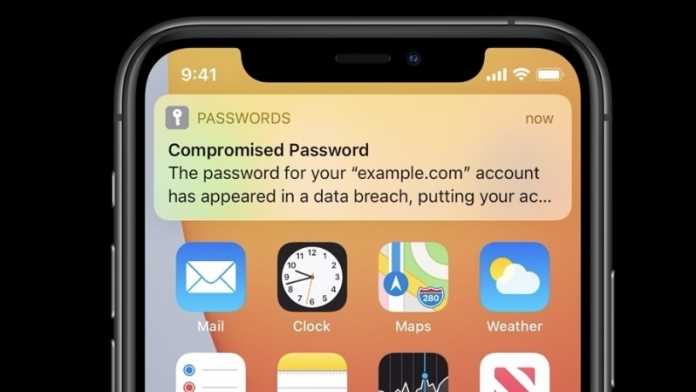 iOS 14 und macOS 11: Apple will vor geknackten Passwörtern warnen