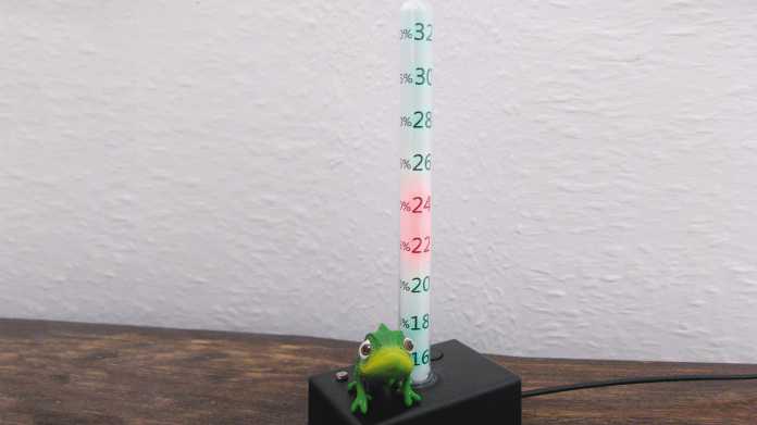 Bürothermometer mit Farbwechsel