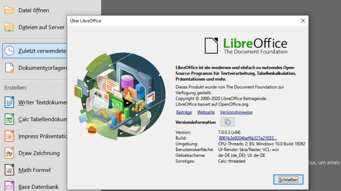 LibreOffice 7.0: Vulkan kommt, die bisherige Marke bleibt