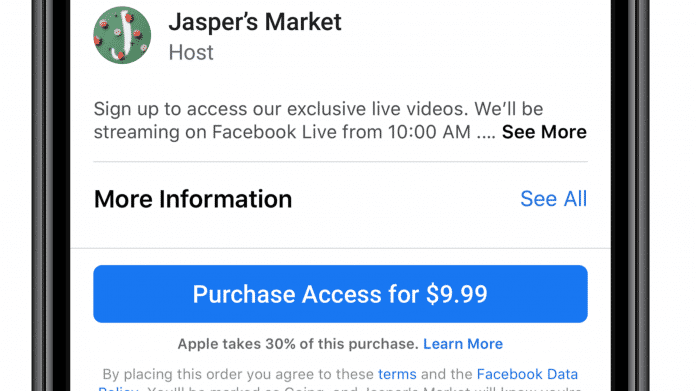 Facebook: Apple duldet keinen Erwähnung seiner 30-Prozent-Provision