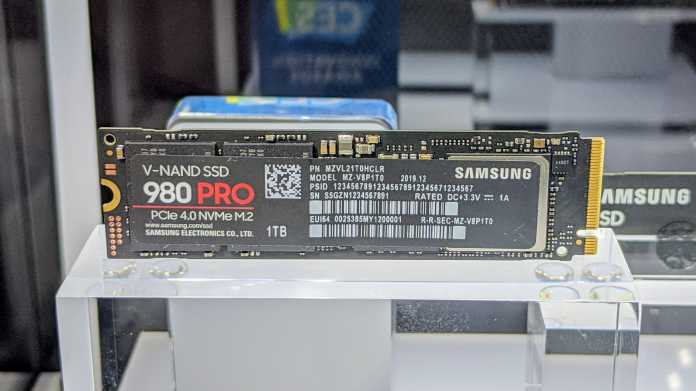 SSD 980 Pro: Samsungs erste PCIe-4.0-SSD für Endkunden