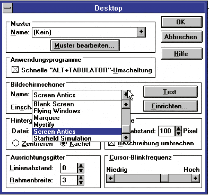 Microsoft war es vermutlich nicht klar, dass sie durch den Einbau animierter Bildschirmschoner in Windows 3 eine neue Software-Kunstform schaffen sollten.