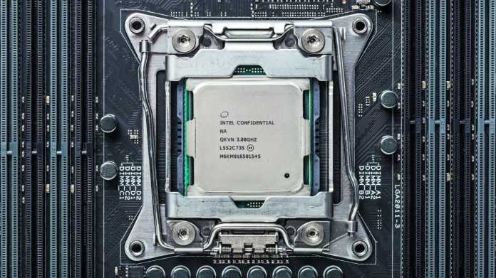 Intel Core i7-6900 alias Broadwell-E auf X99-Mainboard