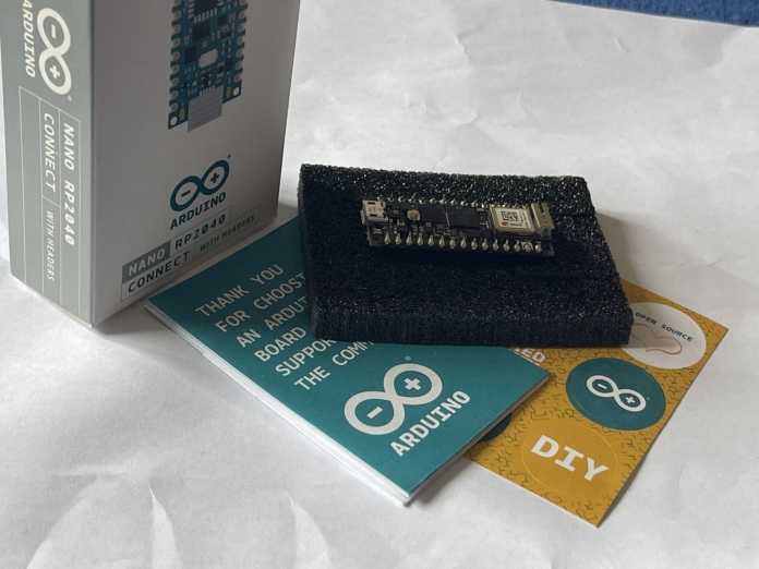 Das neue Board Arduino Nano RP2040 Connect