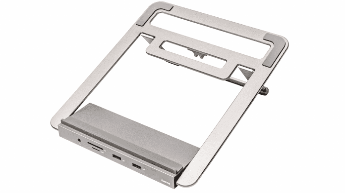 Hama USB-C-Docking-Station mit Notebook-Stand