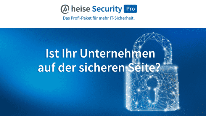 heise Security Pro: het nieuwe professionele pakket voor IT-beveiliging