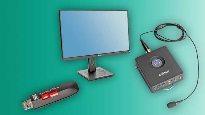 Kurztests: Schneller USB-Stick, Privacy-Monitor, Mini-Audiorekorder | heise  online