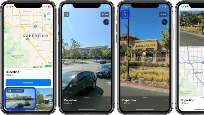 Look Around in Apple Maps