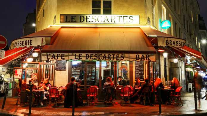 Paris,,France-october,16,,2019,:,Le,Descartes,Is,Traditional,French