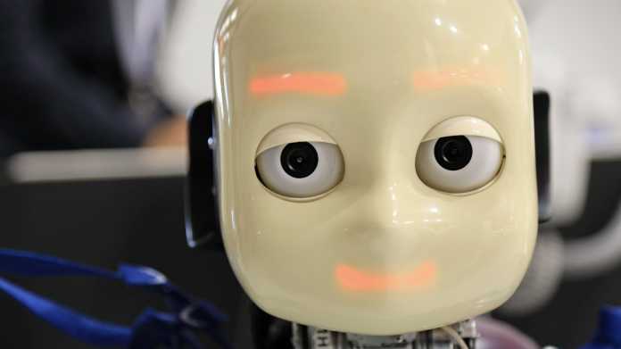 Gesicht eines Roboters