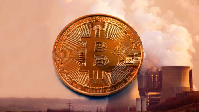 Cryptocurrency,And,Power,Energy,Concept.,Illustrative,Content,Representing,The,Environmental, Bitcoin, Mining, Strom, Kryptowährung, Kryptogeld