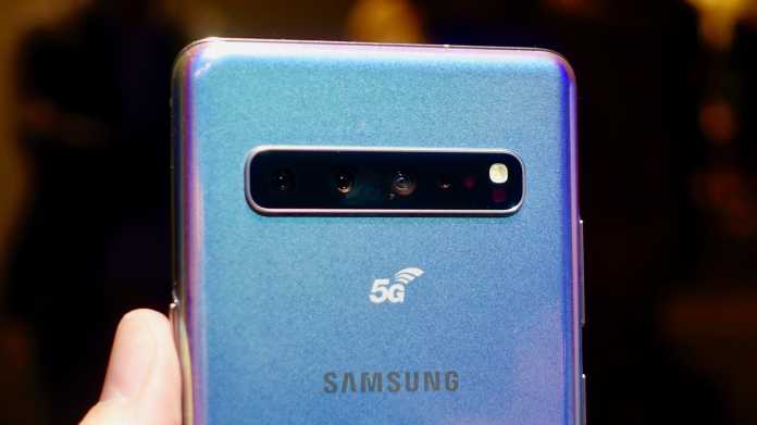 Rückseite des Samsung Galaxy S10 5G