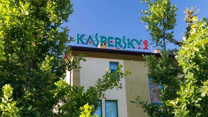 Warsaw,,Poland,-,July,,2019:,Kaspersky,Lab,Logotype,On,The