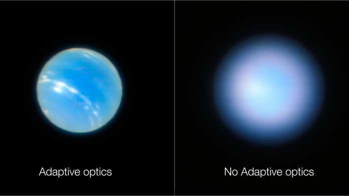 Neue adaptif Optik: Teleskop Sangat Besar erreicht theoretisch maximale Bildschärfe