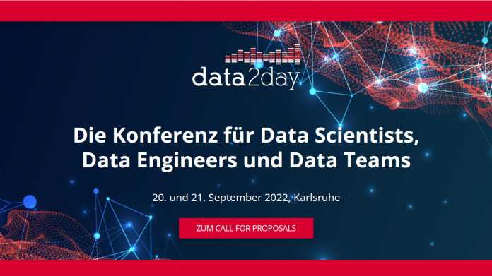 data2day 2022: Call for Proposals der Konferenz in Karlsruhe gestartet