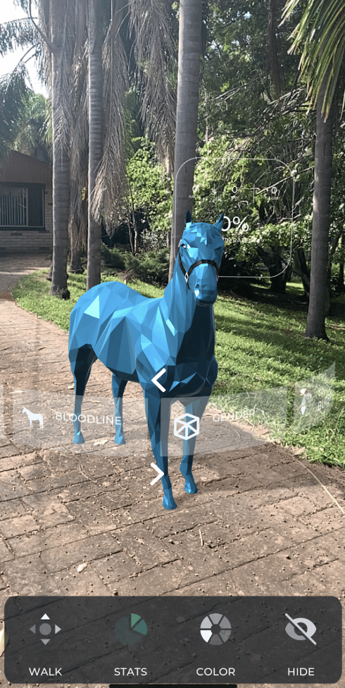 Zed Augmented Reality allows you to breed and trade racehorses as NFTs., 
