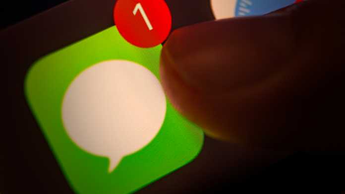Messages-App auf dem iPhone