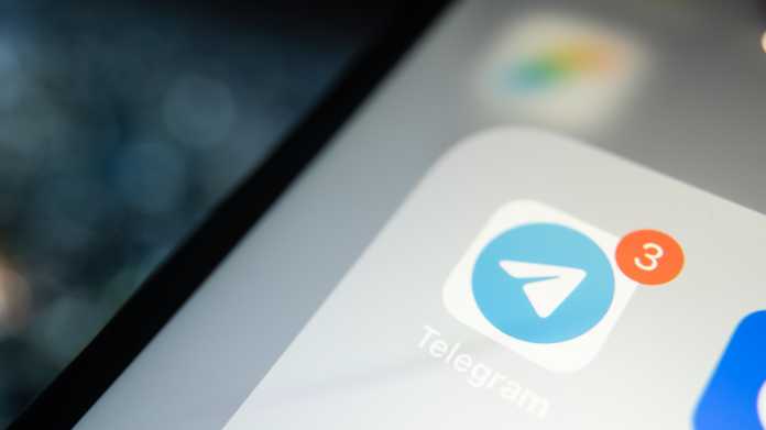 Telegram Ap auf Smartphone