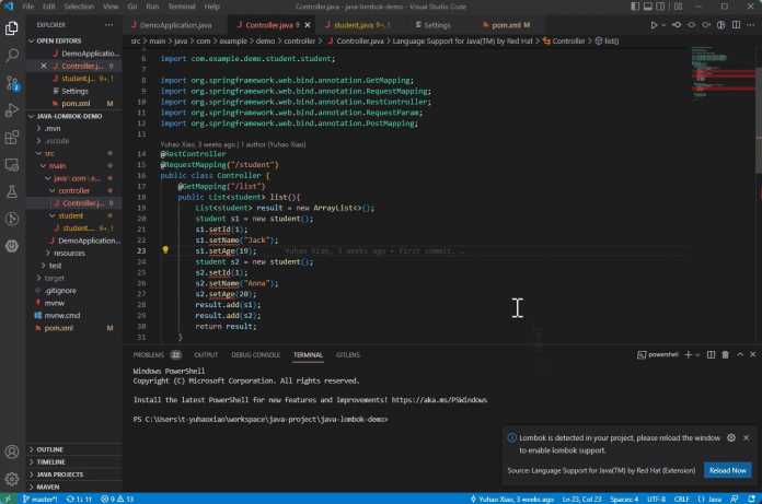 Java on Visual Studio Code: Das Juli-Update integriert Support für Project Lombok. 