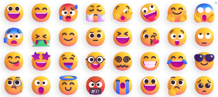 Große Auswahl an MS-Emojis