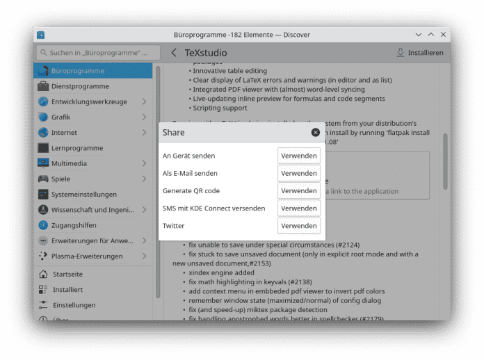 KDE Plasma 5.26 Discover