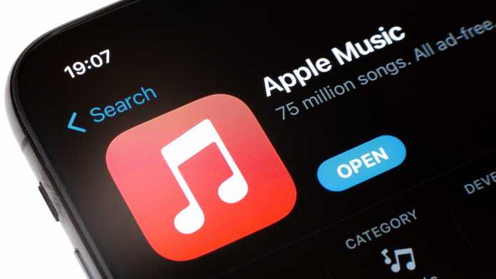 Apple,Music,Application,Page,In,Apple,Appstore.,Apple,Music,App