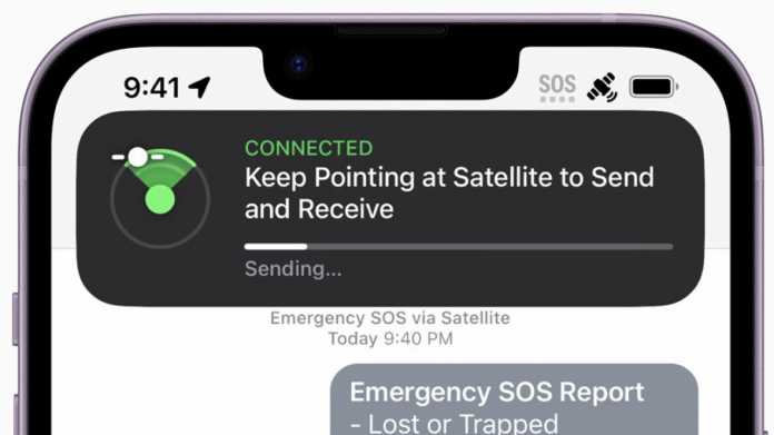 Satellitenortung auf dem iPhone