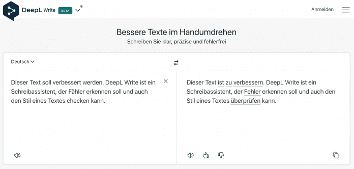 DeepL Write: Betaversion eines KI-Schreibassistenten veröffentlicht