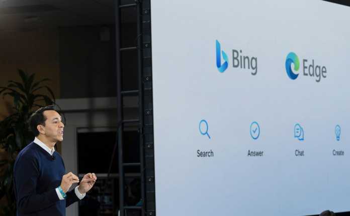 Bing-Vizechef Yusuf Mehdi will Microsofts Internetsuche durch einen Nachfolger des KI-Sprachmodells ChatGPT auf ein neues Level heben., Stephen Brashear/AP/dpa