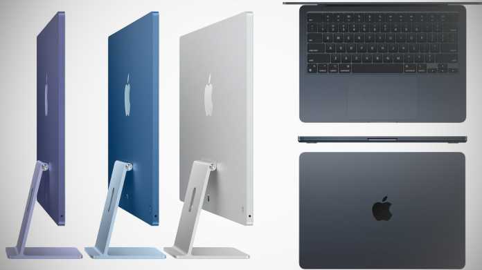 iMac M1 und MacBook Air M2