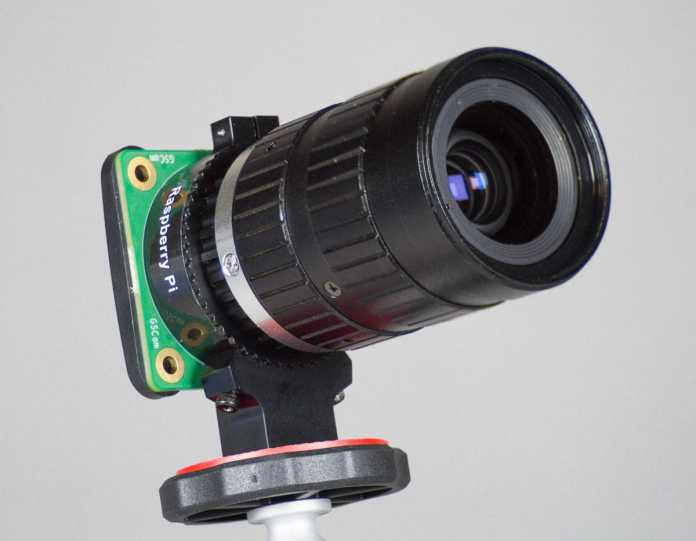 Raspberry Pi Global Shutter Camera mit C-Mount-Objektiv