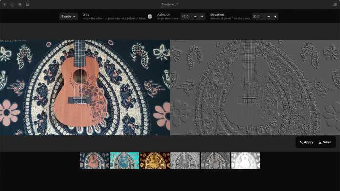 Screenshot von Conjure-GUI