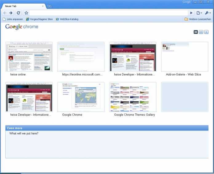 Screenshot von Google-Chrome