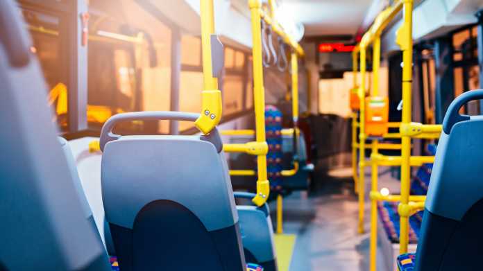 Modern,City,Bus,Interior,And,Seats.,Public,Transport