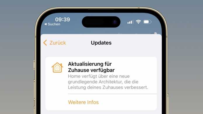 HomeKit 2 steht als Update in der Home-App bereit