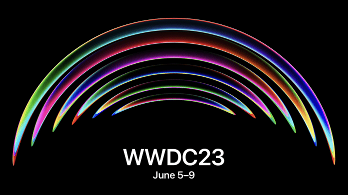 Titelbild der WWDC 2023 von Apple