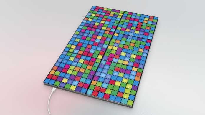 Twinkly Squares Leuchtkacheln in 8-Bit-Optik