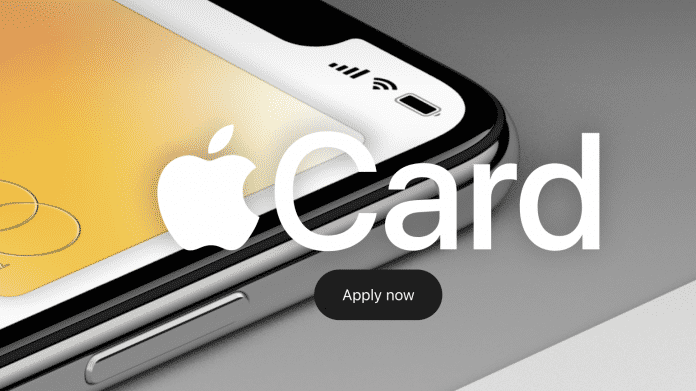 Reklame für die Apple Card